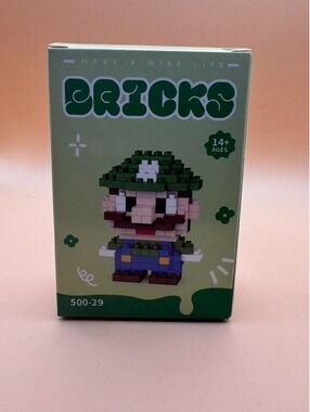 Make A Wish Mini Bricks Building Blocks Sets New (Super Luigi)